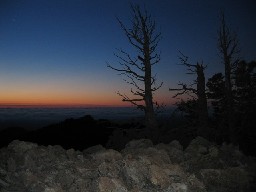 Sunrise on Shaefers Peak